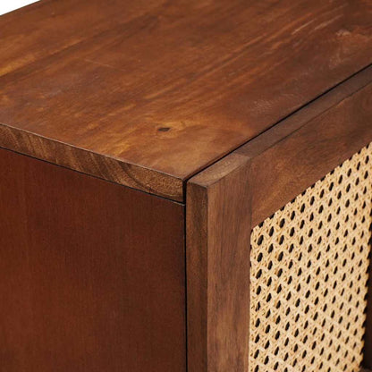 vidaXL Sideboard Braun 60 x 33,5 x 75 cm Massivholz Mango