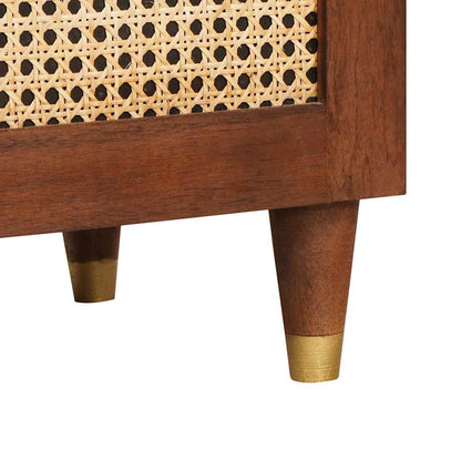vidaXL Sideboard Braun 60 x 33,5 x 75 cm Massivholz Mango