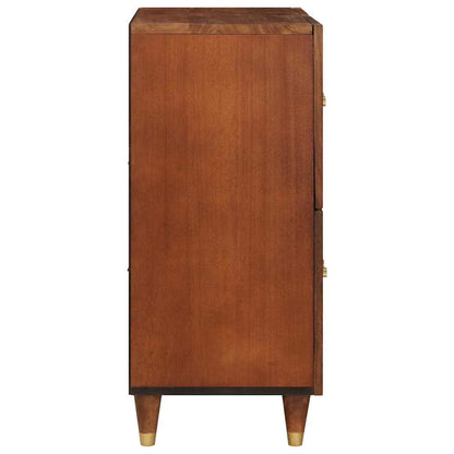 vidaXL Sideboard Braun 60 x 33,5 x 75 cm Massivholz Mango