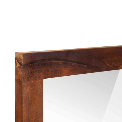 Spiegel Rechtwinklig Braun und Silber 50 x 2,5 x 70 cm