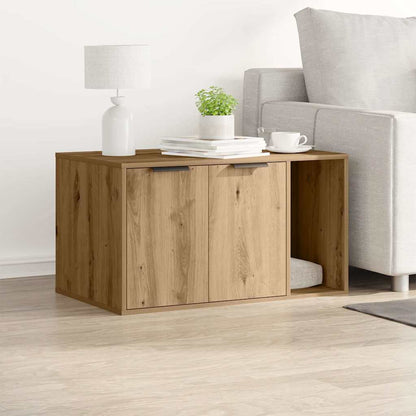 Katzenklo Artisan-Eiche 80x50x45 cm Holzwerkstoff