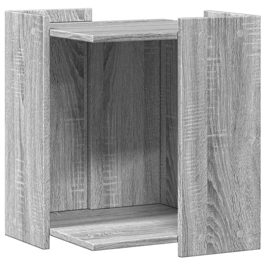 Katzenklo Grau Sonoma 42x42x51 cm Holzwerkstoff