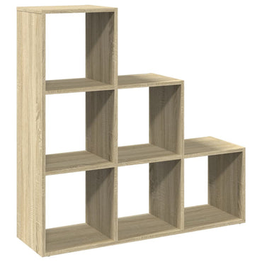 vidaXL Bibliothèque-Séparateur de Pièce 3 Étagères Chêne Sonoma 99x29x99 cm