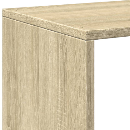 vidaXL Bibliothèque-Séparateur de Pièce 3 Étagères Chêne Sonoma 99x29x99 cm