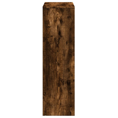 vidaXL Étagère de séparation de pièce à 3 niveaux chêne fumé 99x29x99 cm