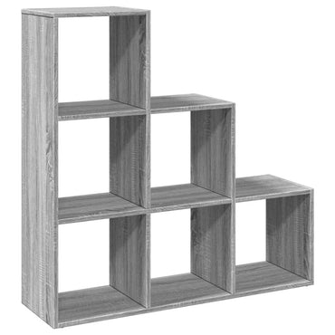 vidaXL Étagère de séparation de pièce 3 niveaux gris Sonoma 99x29x99 cm