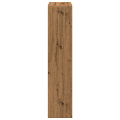 vidaXL Raumteiler-Bücherregal 4 Stufen Artisan-Eiche 131,5x29x131,5 cm