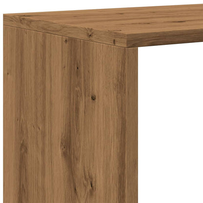 vidaXL Raumteiler-Bücherregal 4 Stufen Artisan-Eiche 131,5x29x131,5 cm