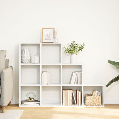 vidaXL Bibliothèque/Séparateur de Pièce 3 Niveaux Blanc 137,5x29x103,5 cm
