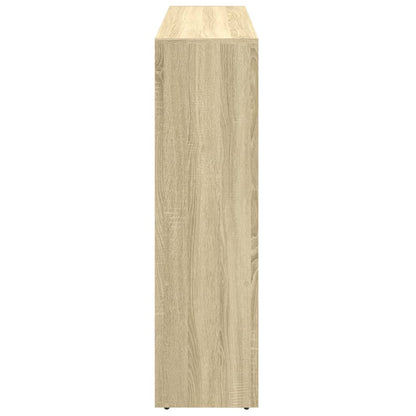 vidaXL Raumteiler-Bücherregal 3 Stufen Sonoma-Eiche 137,5x29x103,5 cm