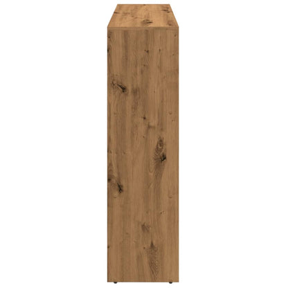 vidaXL Raumteiler-Bücherregal 3 Stufen Artisan-Eiche 137,5x29x103,5 cm