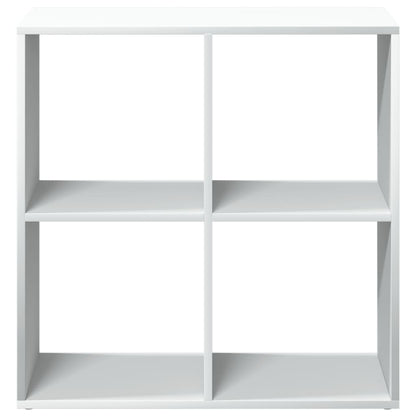 vidaXL Raumteiler Bücherregal Weiß 69,5 x 29 x 69,5 cm Holzwerkstoff