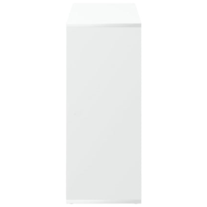 vidaXL Raumteiler Bücherregal Weiß 69,5 x 29 x 69,5 cm Holzwerkstoff