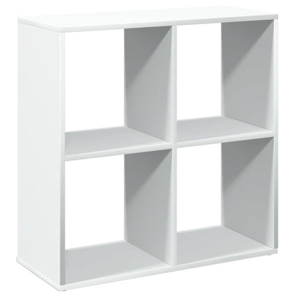 vidaXL Raumteiler Bücherregal Weiß 69,5 x 29 x 69,5 cm Holzwerkstoff