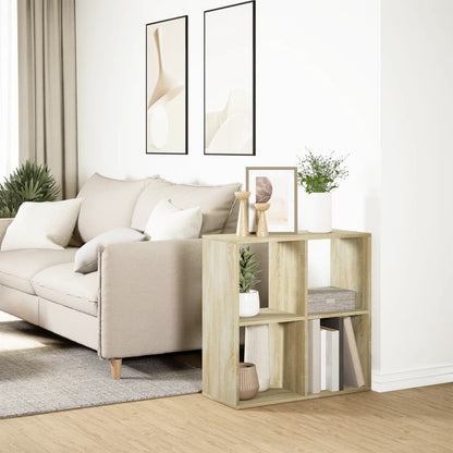 vidaXL Étagère de séparation de pièce chêne Sonoma 69,5x29x69,5 cm