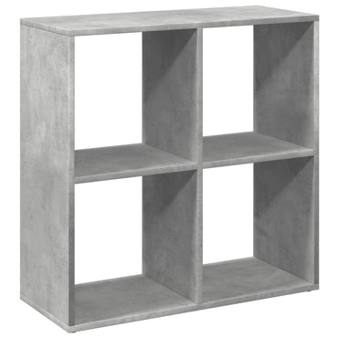 vidaXL Bibliothèque-séparateur de pièce gris béton 69,5x29x69,5 cm en bois d'ingénierie