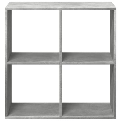 vidaXL Bibliothèque-séparateur de pièce gris béton 69,5x29x69,5 cm en bois d'ingénierie