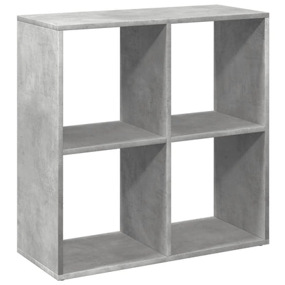 vidaXL Bibliothèque-séparateur de pièce gris béton 69,5x29x69,5 cm en bois d'ingénierie