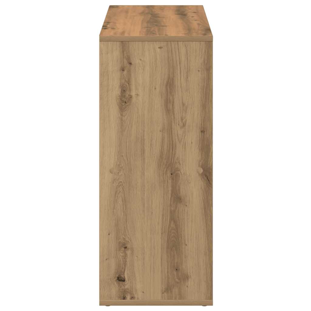 vidaXL Bibliothèque-séparateur de pièce Chêne Artisan 69,5x29x69,5 cm