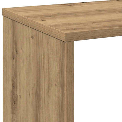 vidaXL Bibliothèque-séparateur de pièce Chêne Artisan 69,5x29x69,5 cm