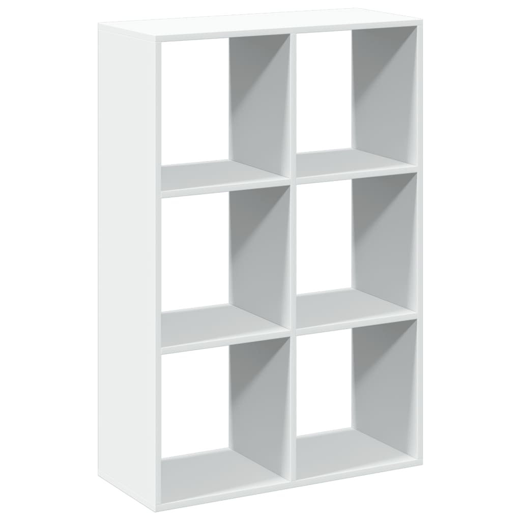 vidaXL Étagère de séparation de pièce Blanc 69,5x29x103,5 cm Bois d'ingénierie
