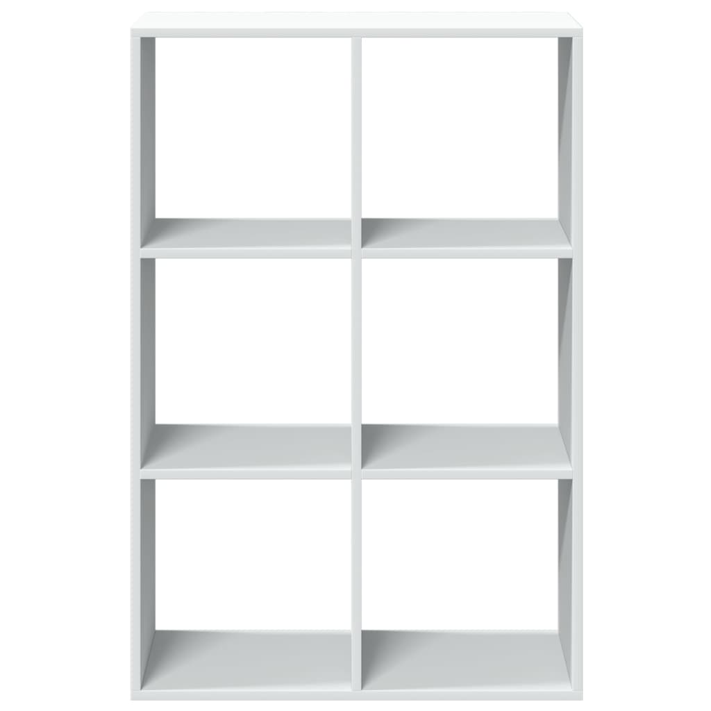 vidaXL Étagère de séparation de pièce Blanc 69,5x29x103,5 cm Bois d'ingénierie