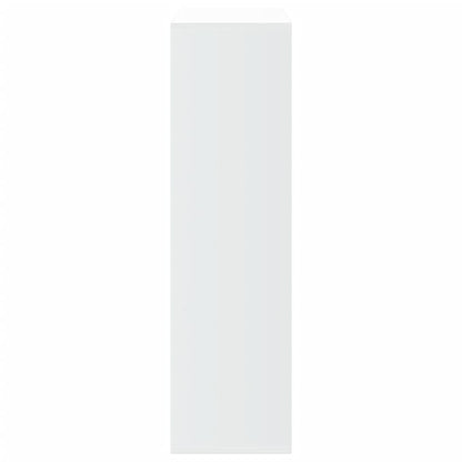 vidaXL Étagère de séparation de pièce Blanc 69,5x29x103,5 cm Bois d'ingénierie