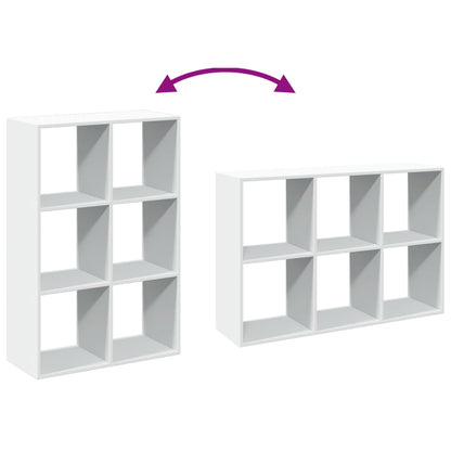 vidaXL Étagère de séparation de pièce Blanc 69,5x29x103,5 cm Bois d'ingénierie