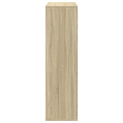 vidaXL Raumteiler-Bücherregal Sonoma-Eiche 69,5x29x103,5 cm
