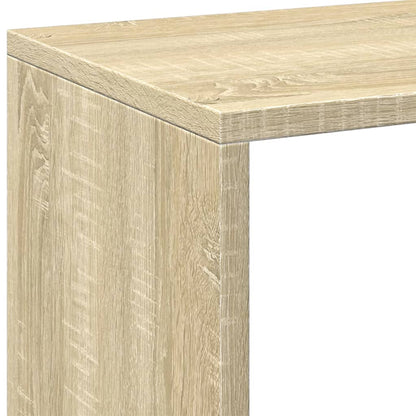 vidaXL Raumteiler-Bücherregal Sonoma-Eiche 69,5x29x103,5 cm
