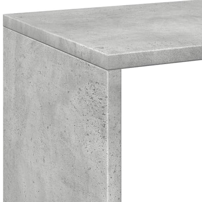 vidaXL Raumteiler-Bücherregal Betongrau 69,5x29x103,5 cm Holzwerkstoff