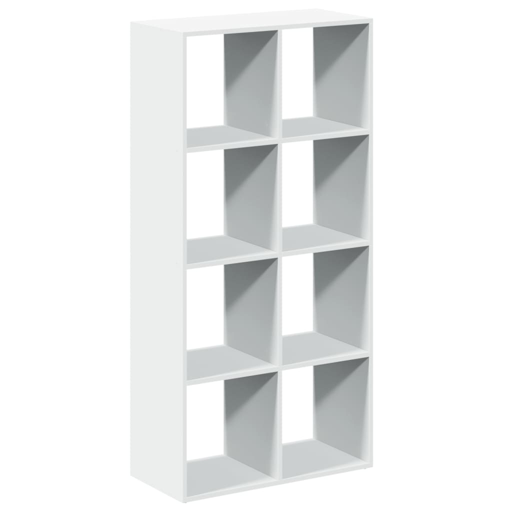 vidaXL Raumteiler Bücherregal Weiß 69,5 x 29 x 137,5 cm Holzwerkstoff
