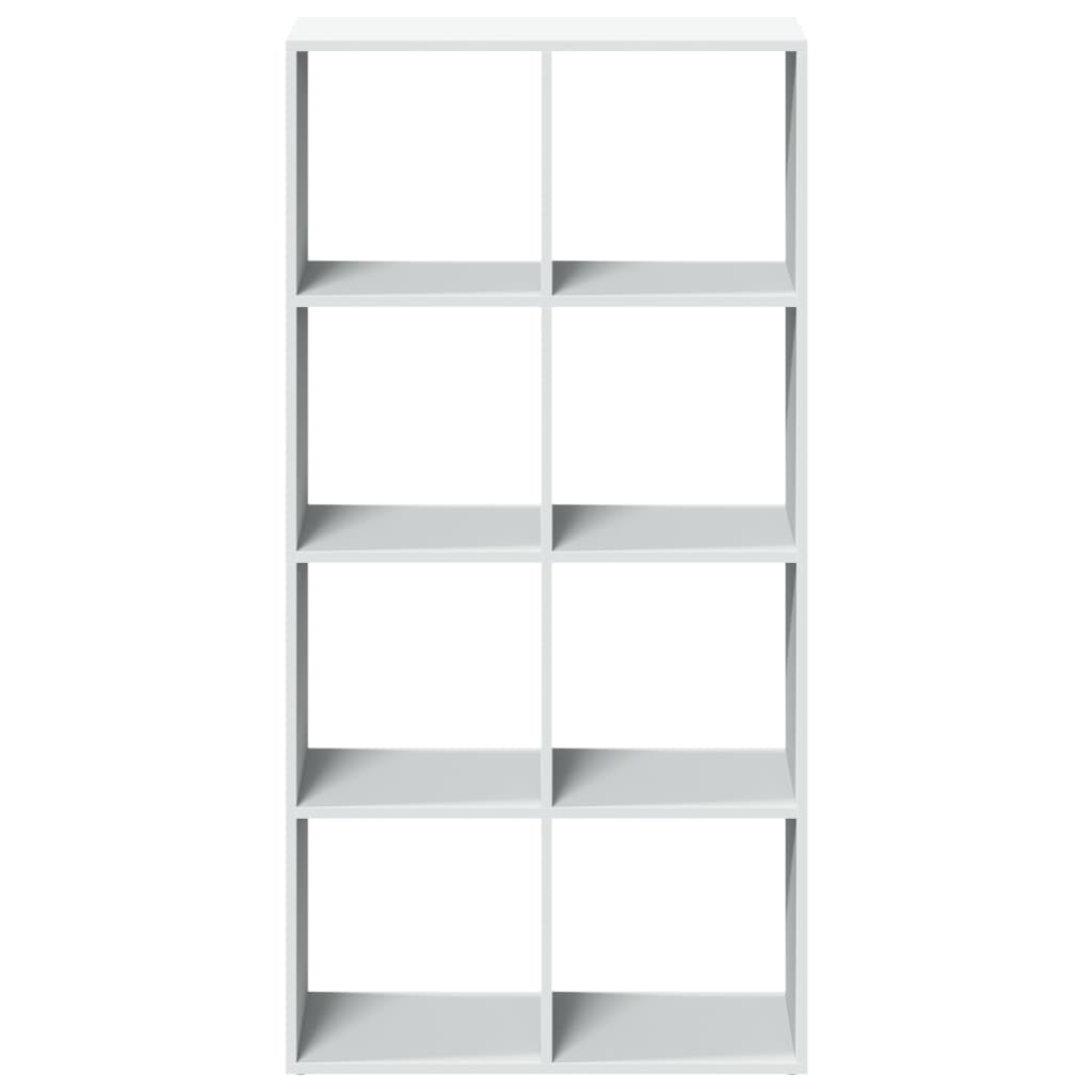 vidaXL Raumteiler Bücherregal Weiß 69,5 x 29 x 137,5 cm Holzwerkstoff
