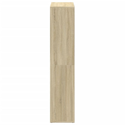 Raumteiler-Bücherregal Sonoma-Eiche 69,5x29x137,5 cm