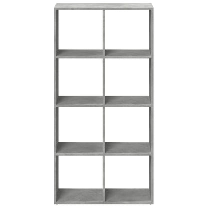 vidaXL Bibliothèque cloison gris béton 69,5x29x137,5 cm en bois d'ingénierie
