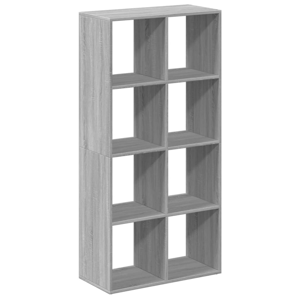 vidaXL Bibliothèque/séparateur de pièce gris sonoma 69,5x29x137,5 cm