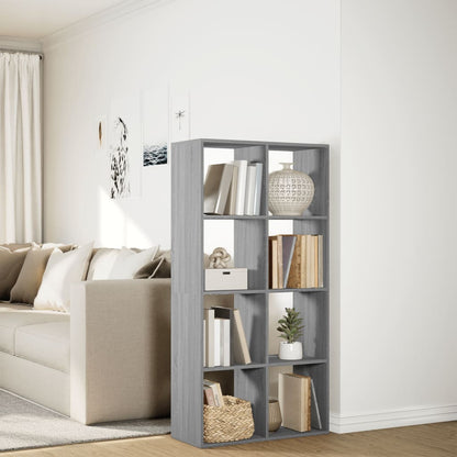 vidaXL Bibliothèque/séparateur de pièce gris sonoma 69,5x29x137,5 cm