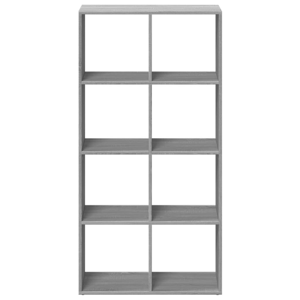 vidaXL Bibliothèque/séparateur de pièce gris sonoma 69,5x29x137,5 cm