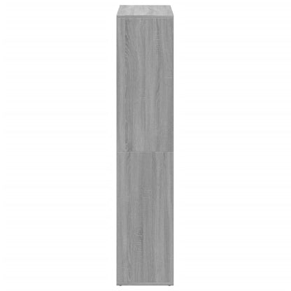 vidaXL Bibliothèque/séparateur de pièce gris sonoma 69,5x29x137,5 cm