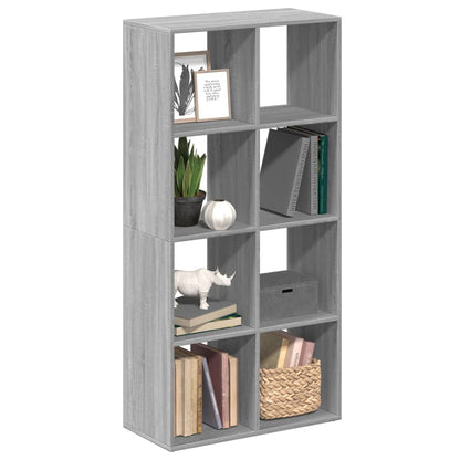 vidaXL Bibliothèque/séparateur de pièce gris sonoma 69,5x29x137,5 cm
