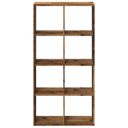vidaXL Raumteiler-Bücherregal Altholz-Optik 69,5x29x137,5 cm