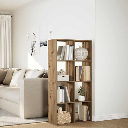 vidaXL Raumteiler-Bücherregal Artisan-Eiche 69,5x29x137,5 cm