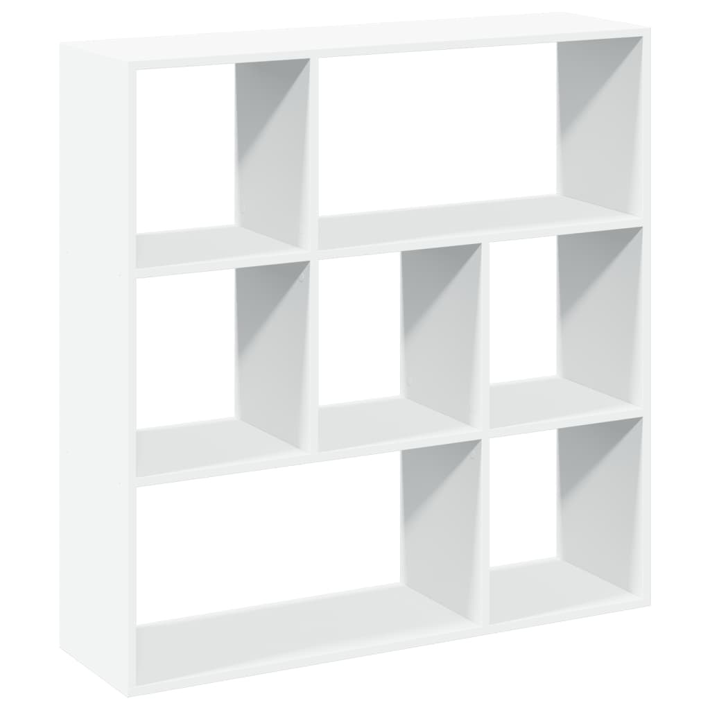 vidaXL Raumteiler-Bücherregal Weiß 102x29x103,5 cm Holzwerkstoff