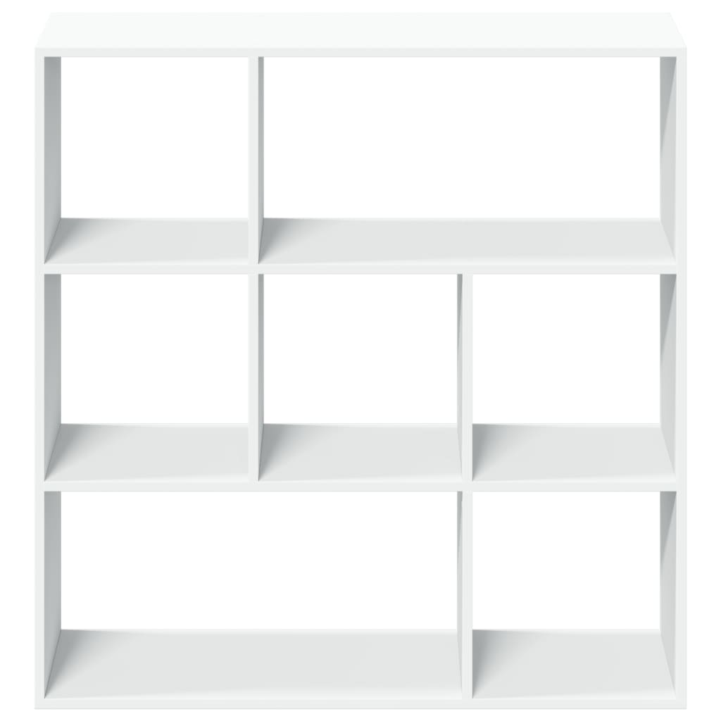 vidaXL Raumteiler-Bücherregal Weiß 102x29x103,5 cm Holzwerkstoff