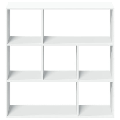 vidaXL Raumteiler-Bücherregal Weiß 102x29x103,5 cm Holzwerkstoff