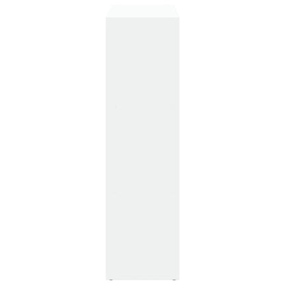 vidaXL Raumteiler-Bücherregal Weiß 102x29x103,5 cm Holzwerkstoff