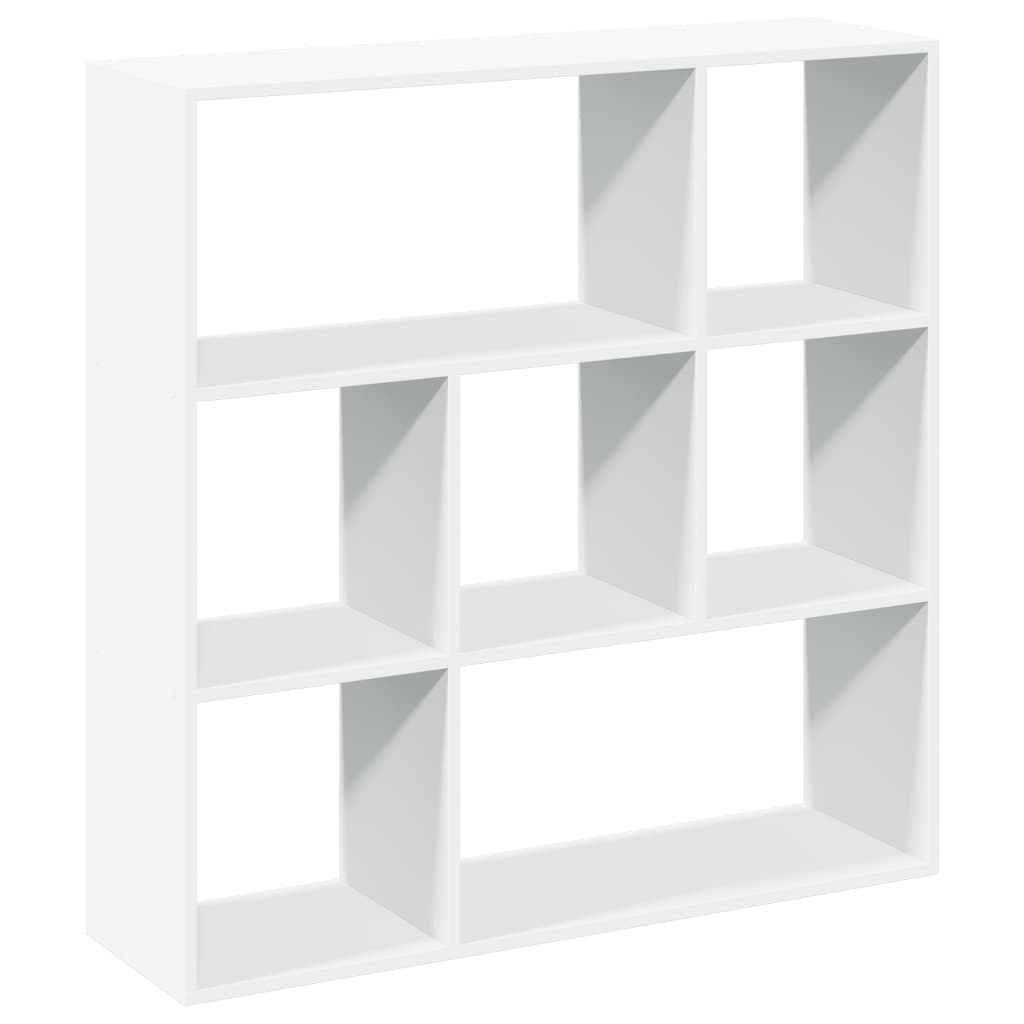 vidaXL Raumteiler-Bücherregal Weiß 102x29x103,5 cm Holzwerkstoff