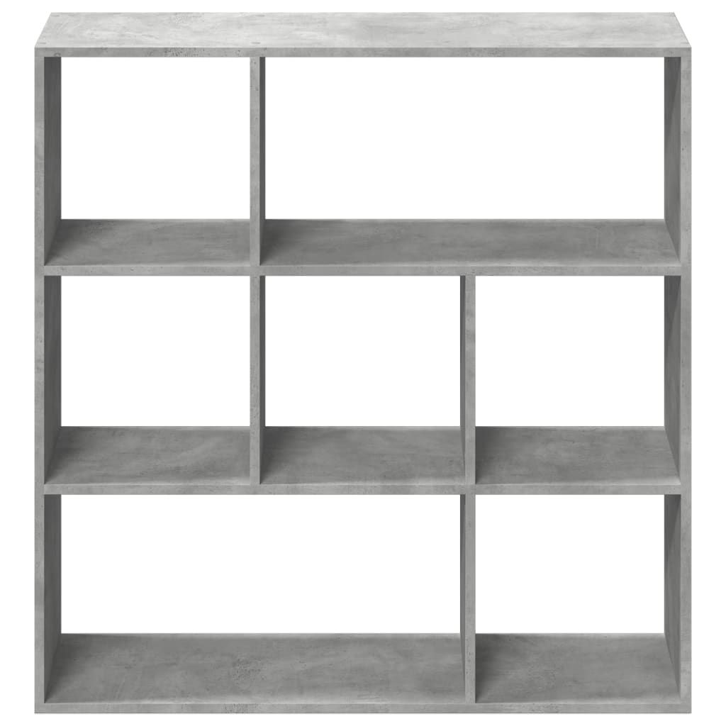 vidaXL Bibliothèque-séparateur de pièce gris béton 102x29x103,5 cm en bois d'ingénierie