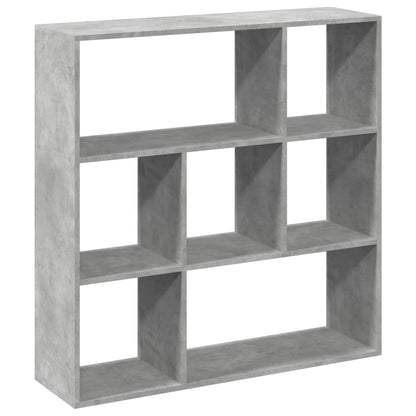 vidaXL Bibliothèque-séparateur de pièce gris béton 102x29x103,5 cm en bois d'ingénierie