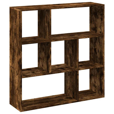 vidaXL Bibliothèque/Séparateur de pièce Chêne fumé 102x29x103,5 cm
